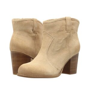 Splendid | Lakota Nut Cow Suede Fine Leather Upper Bootie Size 8